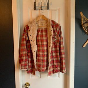 White Crow Plaid Button Up